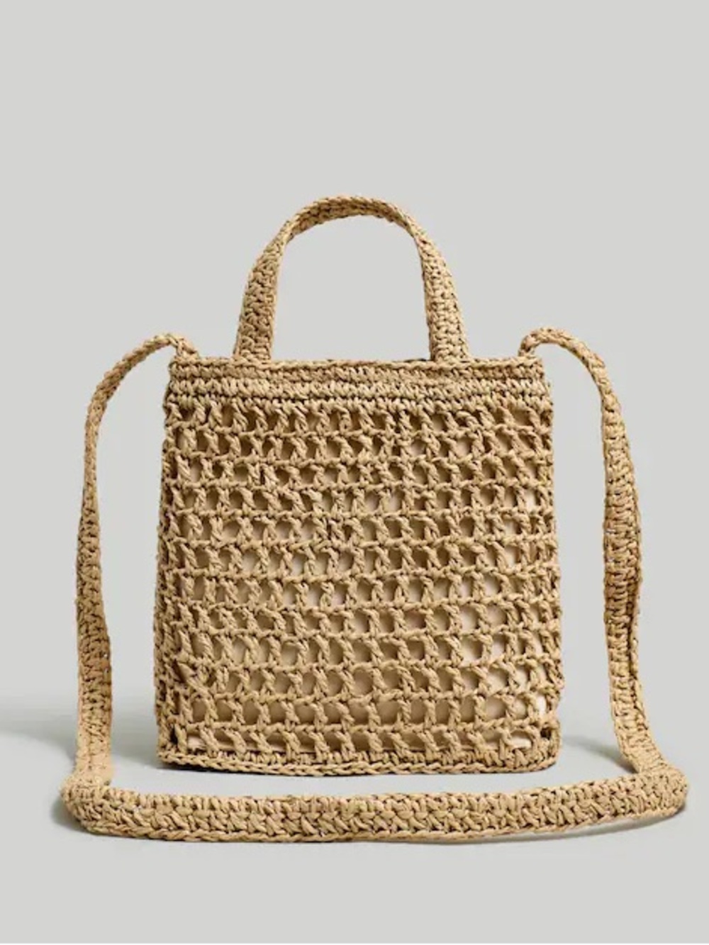Madewell Small Transport Crossbody: Straw Edition